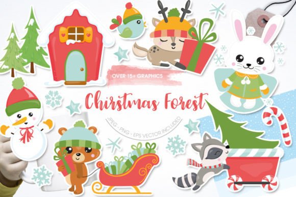 Christmas Forest 2 Review: Premium Illustrations for Digital Sellers