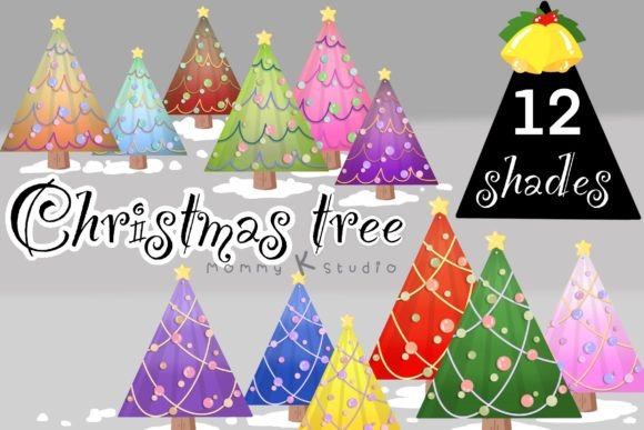 Christmas Tree Set1: A Designer's Review of Freebies for Real Client Work