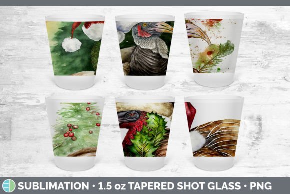 Christmas Turkey Shot Glass Sublimation: A Designer's Review
