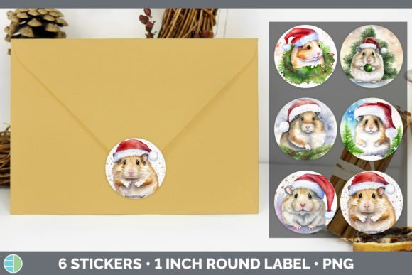 Hamster Christmas Sticker Design Review