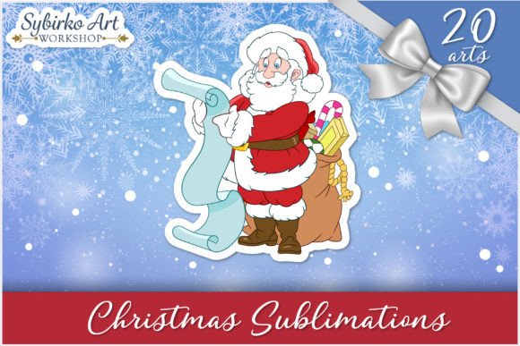 Happy Kids Christmas Sublimation Bundle Illustrations