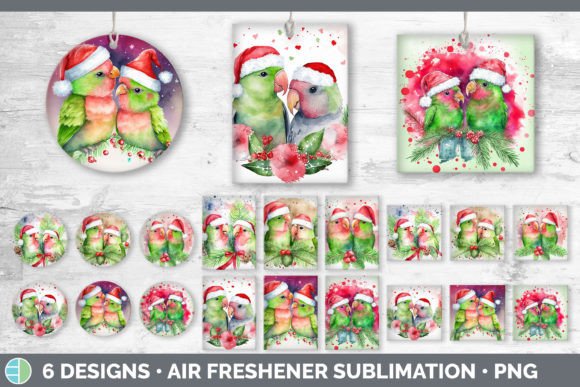 Santa Lovebirds Christmas Air Freshener Embroidery Design Review