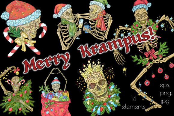 Scary Christmas Skulls Set Review